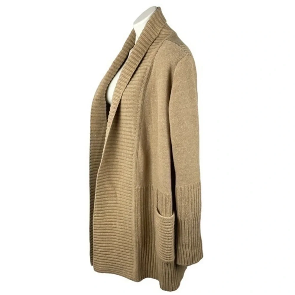H by Halston Open Front Cardigan Sweater - NWOT | Women Large | Tan